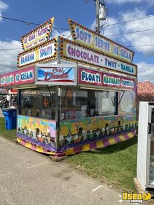 2016 8' x 18' Soft Serve Ice Cream and Frozen Beverage Carnival Concession Trailer for Sale in Ohio!