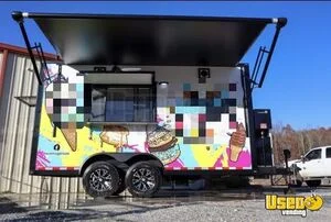 2025 8.5' x 16' Soft Serve Ice Cream Trailer Mobile Vending Unit for Sale in Tennessee!