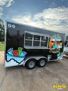 Well Equipped - 2025 7' x 16' Rolled Ice Cream Concession Trailer for Sale in Texas!