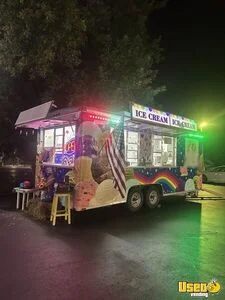 Well Equipped - 8' x 20' Wells Cargo Ice Cream Concession Trailer for Sale in Wisconsin!