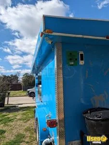 Kitchen Concession Trailer Kitchen Food Trailer Diamond Plated Aluminum Flooring Texas for Sale