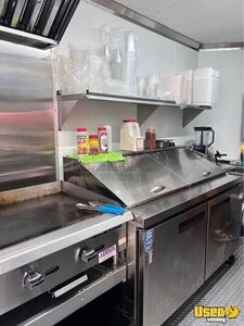 Kitchen Concession Trailer Kitchen Food Trailer Prep Station Cooler Florida for Sale