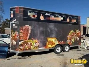 Nicely Equipped Kitchen Food Concession Trailer with Pro Fire System for Sale in Tennessee!