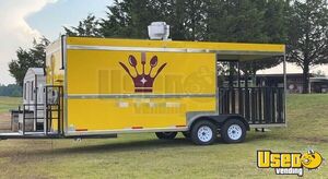 BRAND NEW 2022 8' x 20' Completely Finished Food Concession Trailer with Porch for Sale in Alabama!