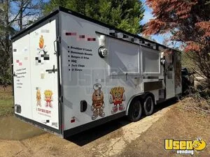 Turnkey - 2023 24' Kitchen Food Concession Trailer with Fire Suppression System for Sale in Alabama!