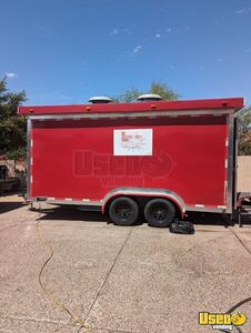 2021 7' x 16' Kitchen Food Trailer with Fire Suppression System for Sale in Arizona!