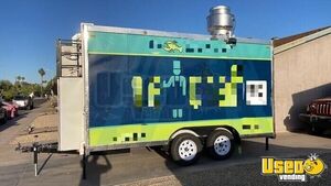 Like New 2022 - 8' x 14' Kitchen Food Concession Trailer for Sale in Arizona!