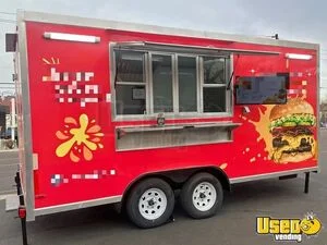 2025 - 8' x 16' Food Concession Trailer Mobile Kitchen for Sale in Arizona!