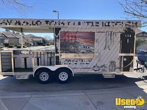 Well-Maintained 2020 - 20' Mobile Kitchen Food Trailer with Porch / Bar for Sale in Arizona!