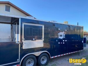 Loaded 2018 - 28' Freedom Mobile Kitchen Food Catering Concession Trailer w/ Porch &  Bathroom for Sale in Arizona!