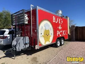 Like New - 2024 16'  Kitchen Food Concession Trailer with Fire Suppression System for Sale in Arizona!