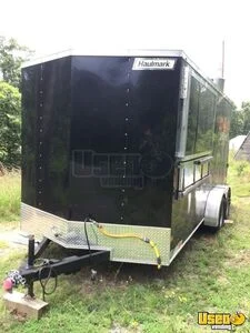 2022 Haulmark 7' x 15' Mobile Kitchen Food Concession Trailer for Sale in Arkansas!