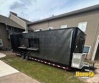 2022 8.5' x 30' Kitchen Food Trailer with Fire Suppression System | Concession Trailer for Sale in Arkansas!