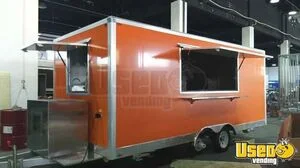 NEW - 2025 6.5' x 16' Kitchen Food Concession Trailer with Fire Suppression System for Sale in British Columbia!