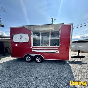 Custom Built - 2014 8.5' x 16' Kitchen Food Concession Trailer with Pro-Fire System for Sale in British Columbia!