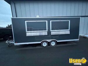 NEW - 2025 7.5' x 18' Kitchen Food Trailer | Food Concession Trailer for Sale in British Columbia!
