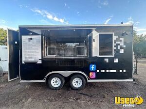 Well Equipped - 2023 8' x 16' Kitchen Food Concession Trailer with HCD Insignia for Sale in California!