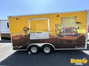 Like New 2019 - 8.5' x 16' Freedom Food Concession Trailer for Sale in California!