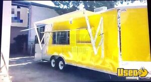 Never Used- 2020 Kitchen Food Concession Trailer with Porch & Bathroom +  HCD Insignia for Sale in California!