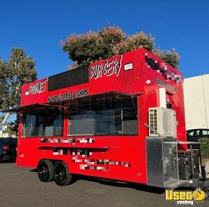 2021 8' x 18' Kitchen Food Concession Trailer with HCD Insignia + Fire Suppression  for Sale in California!