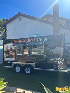 Permitted - 2022 7' x 16' Kitchen Food Concession Trailer with Pro-Fire Suppression for Sale in California!