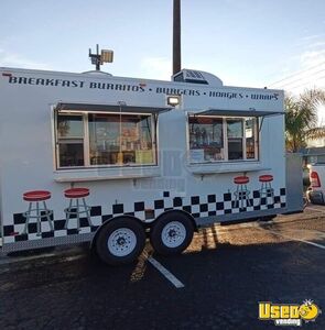 2022 - 8' x 16' Mobile Kitchen Food Trailer w/ HCD Insignia & Fire Suppression System for Sale in California!