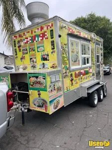 2016 8' x 16' Kitchen Food Concession Trailer with Fire Suppression System for Sale in California!