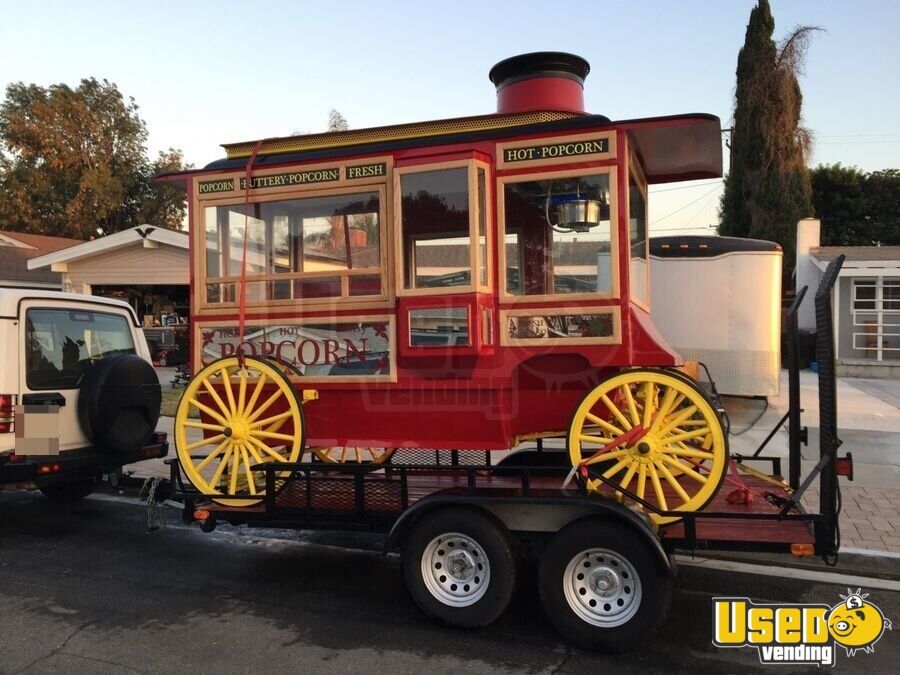 Antique Style Popcorn Wagon Cretors Style Wagon For Sale In California
