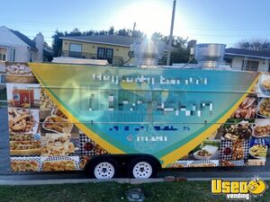 2020 8' x 18' Kitchen Food Concession Trailer with Pro-Fire System for Sale in California!