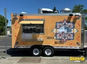 Well Equipped - 2024 16' Kitchen Food Concession Trailer Mobile Vending Unit for Sale in California!
