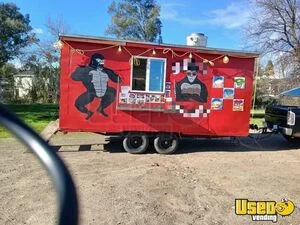 2020 8' x 17.5' Kitchen Food Concession Trailer with Fire Suppression System for Sale in California!