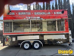 2022 8' x 18' Kitchen Food Trailer with Fire Suppression System | Concession Trailer for Sale in California!