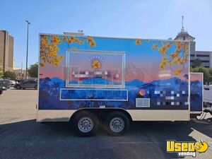 NEW - 14' Kitchen Food Concession Trailer with Fire Suppression System for Sale in California!