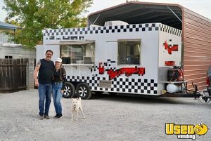 2018 8' x 18' Kitchen Food Concession Trailer with Pro-Fire System for Sale in California!