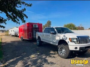 NEW - 2024 18' Kitchen Food Trailer with Insignia and 2010 Ford F150 Tow Truck for Sale in California!