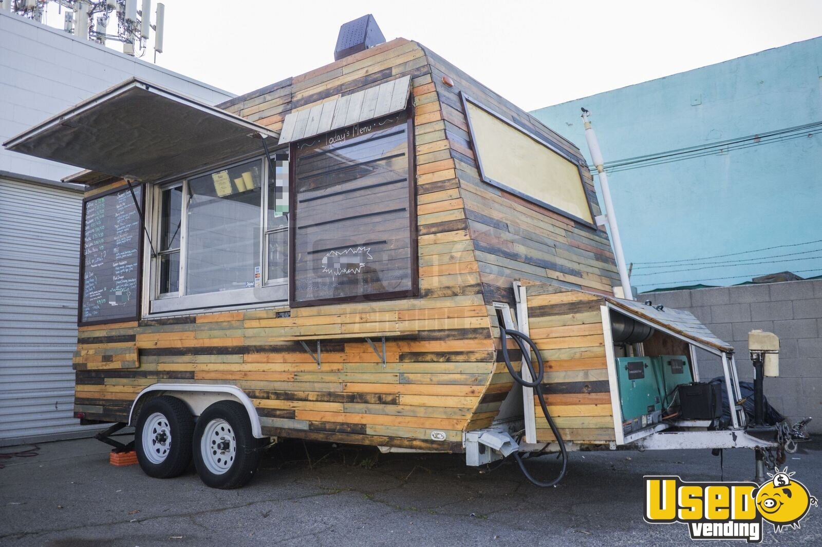 7.8' x 16' Beverage / Food Concession Trailer Used Concession Trailer