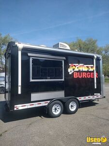 Fully Licensed & Permitted - 2019 8' x 16' Kitchen Food Trailer w/ Pro-Fire Suppression for Sale in California!