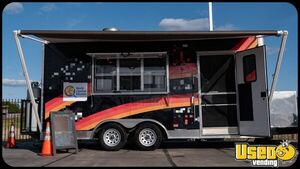 2021 8.5'  x 18' Freedom Kitchen Food Concession Trailer with Pro Fire System & HCD Insignia for Sale in California!