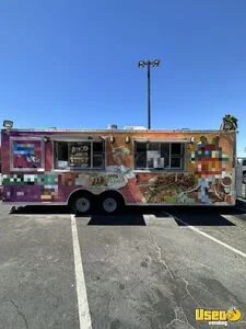2015 8.5' x 24.5' Lark Kitchen Food Concession Trailer with 2001 GMD Dually Truck for Sale in California!