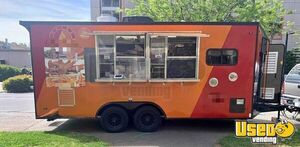 2020 - 18' Street Food Concession Trailer with Bathroom for Sale in California!