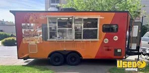 2020 - 18' Street Food Concession Trailer with Bathroom for Sale in California!