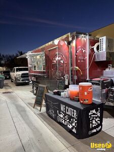 Like New - 2023 8' x 16' Kitchen Food Trailer with Fire Suppression System for Sale in California!