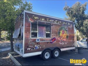 2018 8.5' x 16'  Kitchen Food Trailer | Food Concession Trailer for Sale in California!
