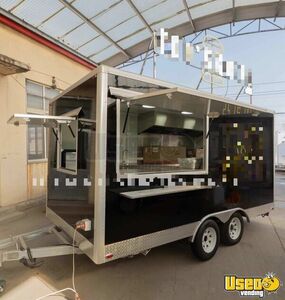 Like New 2023 - 8' x 16' Food Concession Trailer with 2024 Kitchen Build-Out for Sale in California!