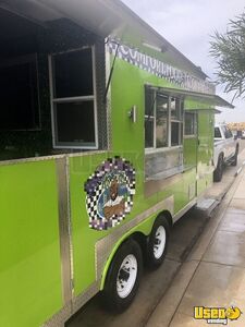 Like New Custom Built 2021 8.5' x 22' Kitchen Food Concession Trailer with Porch for Sale in California!