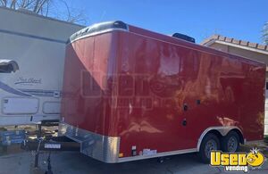 Barely Used 2021 - 8.5' x 16' Mobile Food Concession Trailer for Sale in California!