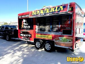 Permitted - 8' x 16' Food Concession Trailer with Pro-Fire Suppression for Sale in California!