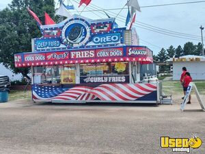 Well Equipped - 2005 8.5' x 18' Carnival Style Kitchen Concession Trailer with Porch for Sale in Colorado!