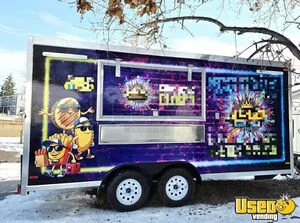 2025 8' x 16' Food Concession Trailer Mobile Kitchen w/ Pro Fire System for Sale in Colorado!