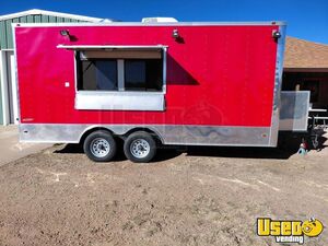 Well Equipped 2018 - 8.5' x 18' Freedom Kitchen Food Concession Trailer for Sale in Colorado!